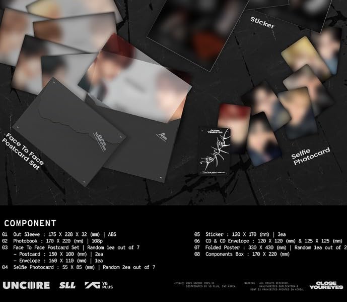 Amazon.com: CLOSE YOUR EYES blackout [blackout Ver.] 3rd Mini